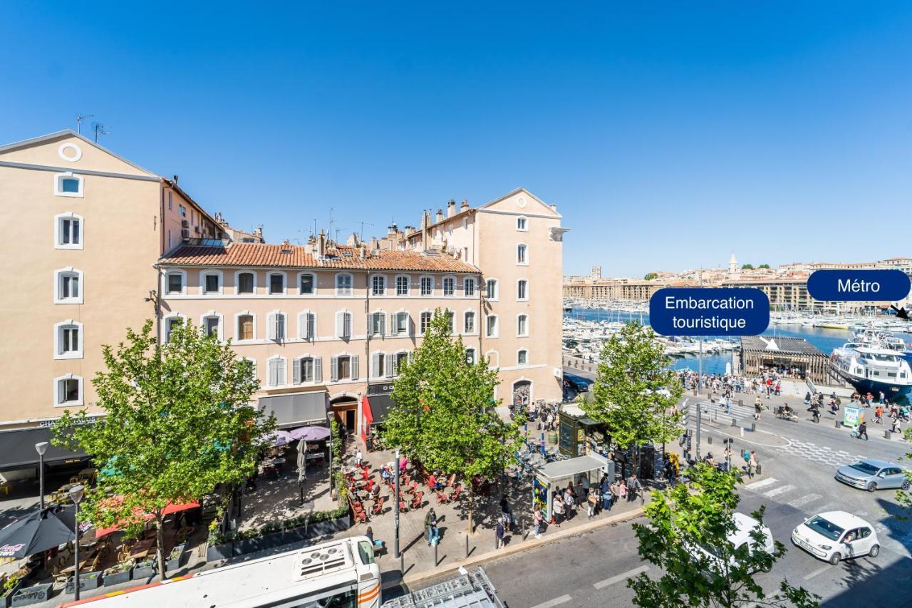Magnifique 105M2 Au Coeur Du Vieux-Port Apartment Marseille Luaran gambar